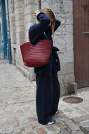 Sac Tressé Bordeaux