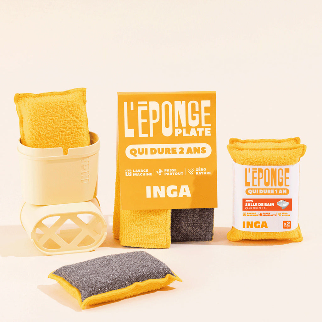 Pack Éponges, Éponges Salle De Bain Et Plates