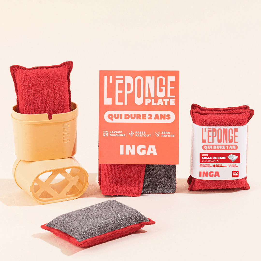 Pack Éponges, Éponges Salle De Bain Et Plates