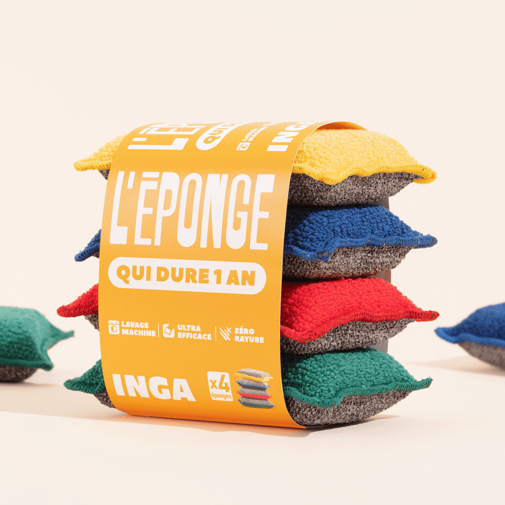 Washable Sponges - 4 Colors - 12 Sponges