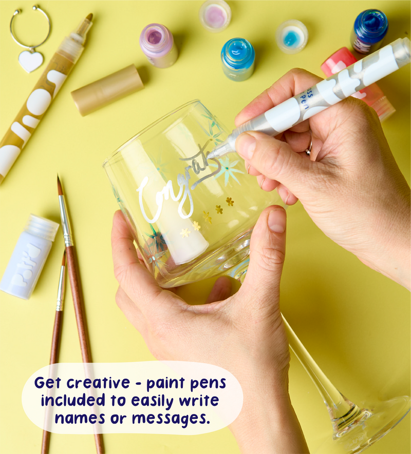Paint-a-Wine Glass - Set of 4