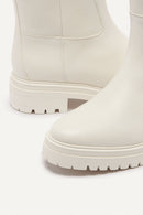 BA&SH - Botines cighter - Blanco roto - Mujer