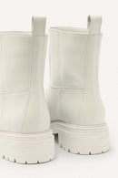 BA&SH - Botines cighter - Blanco roto - Mujer