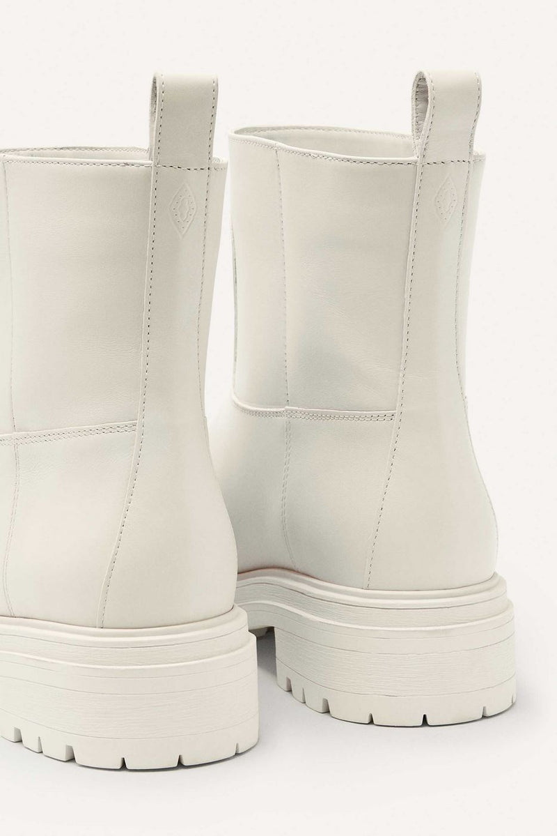 BA&SH - Botines cighter - Blanco roto - Mujer