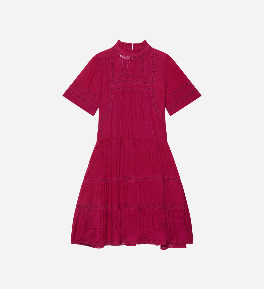 Robe Adèle - Pourpre