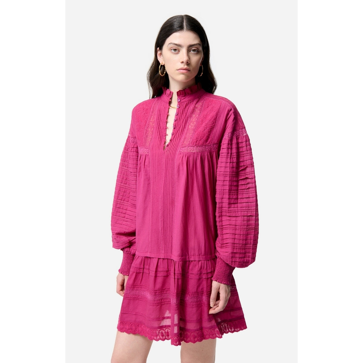 Robe Courte Diane - Grenat