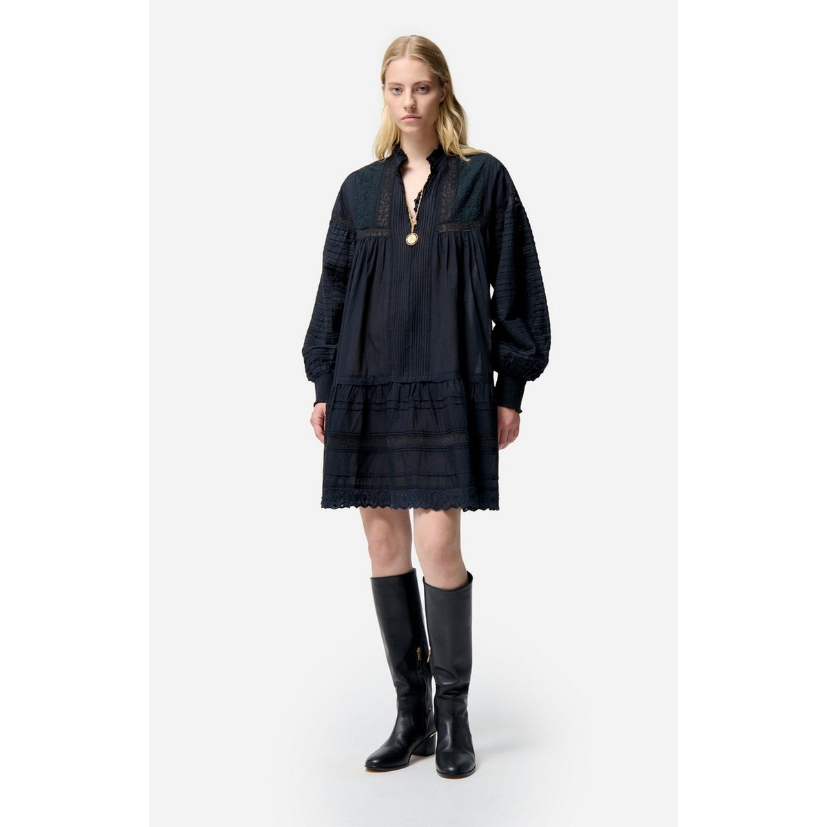 Diane Short Dress - Black
