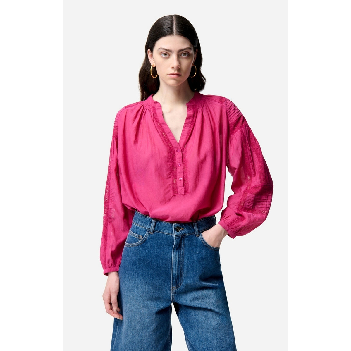 Blouse Ml Nipoa - Grenat