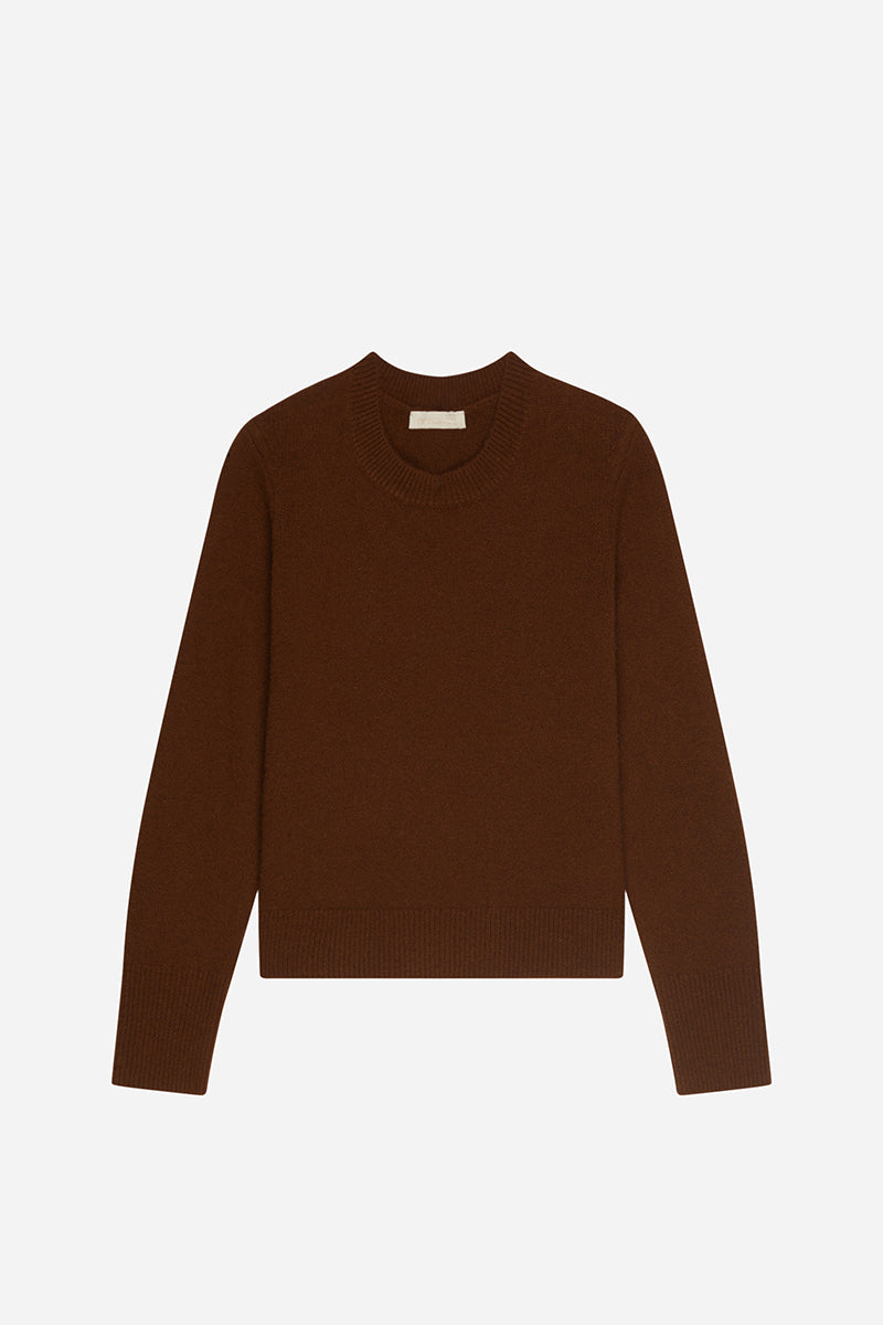 Vanessa Bruno - Jersey Cuello Redondo - Chocolate