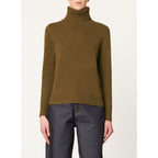 Pull Col Montant - Kaki