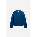 Pull Col V Fazio - Bleu Canard