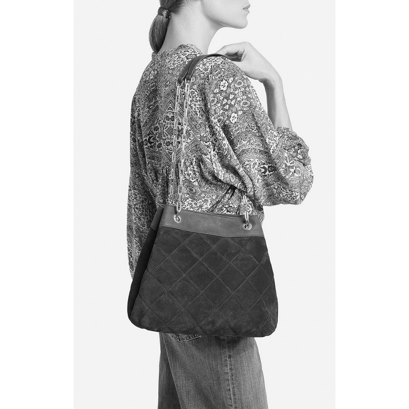 Bolso Moon Hobo - Black