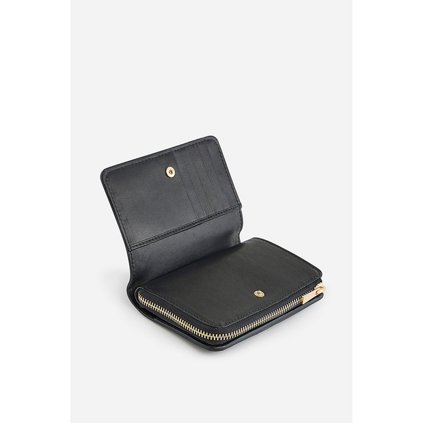 Cartera con Cremallera - Black