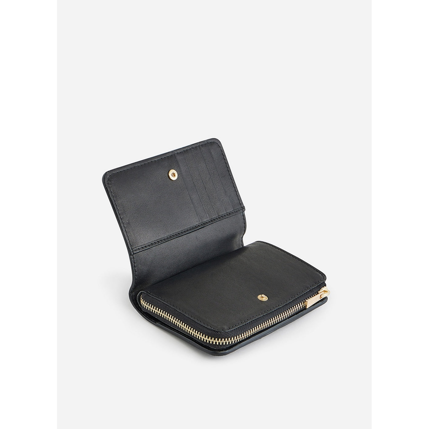 Cartera con Cremallera - Black
