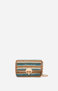 Petit Sac Moon En Laine - Multico/Turquoise