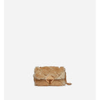 Nano Moon Bag in Faux Fur - Beige