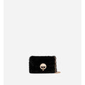 Nano Moon Bag in Faux Fur - Black