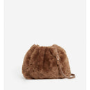 Vanessa Bruno - Sac Bourse Moon En Fausse Fourrure - Taupe