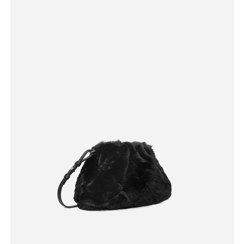 Vanessa Bruno - Sac Bourse Moon En Fausse Fourrure - Black