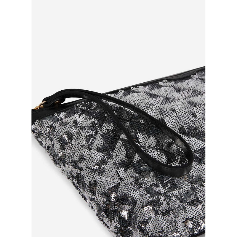 Pochette À Sequins - Silver