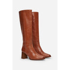 Bottes En Cuir - Cognac