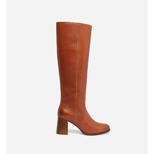 Bottes En Cuir - Cognac