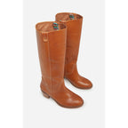 Vegetable-Tanned Leather Boots - Honey