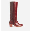 Vegetable-Tanned Leather Boots - Beetroot