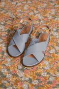 Axelle Sandals - Smooth Leather - Sky Blue