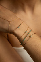 Bracelet Queen - Émeraude