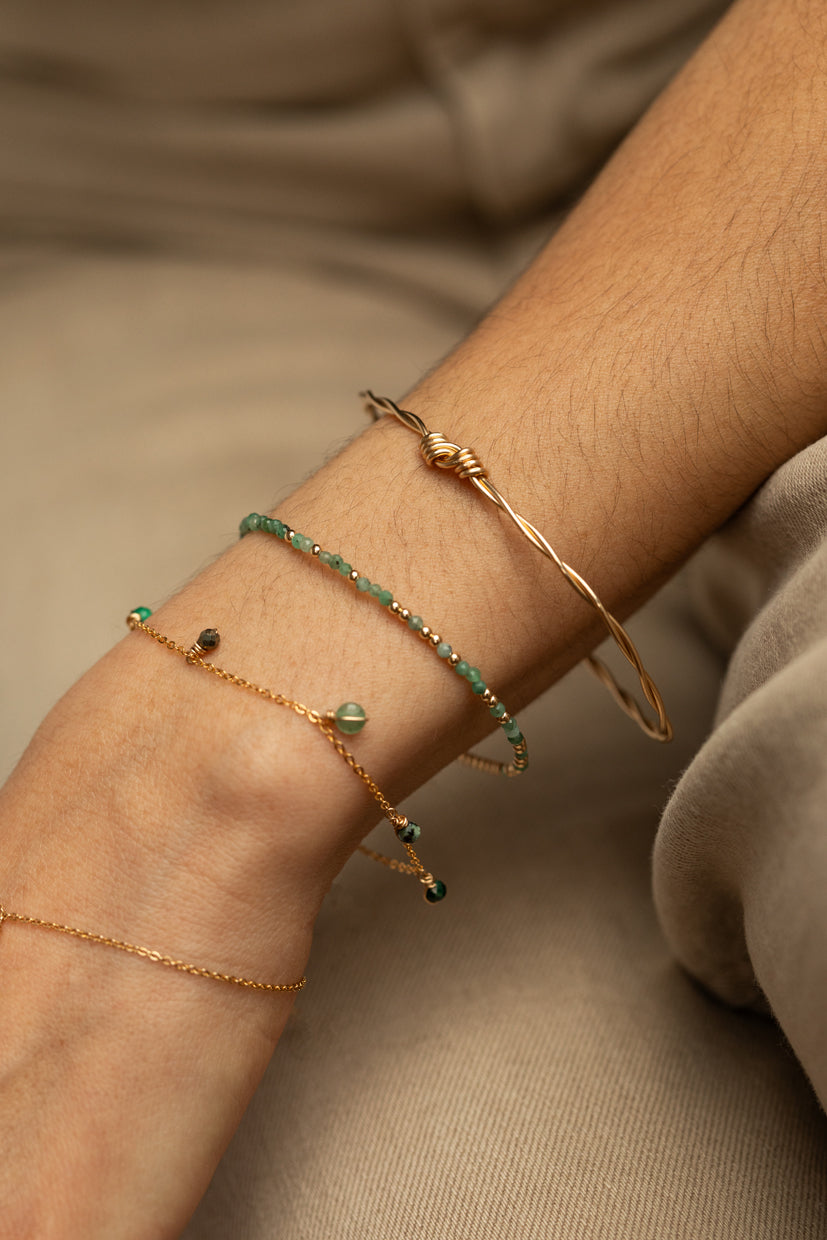 Bracelet Queen - Émeraude