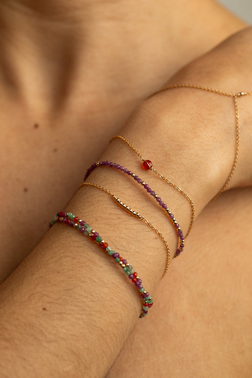 Armband Queen - Rubin