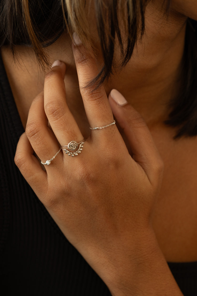 Bague Rosa - Argent