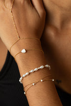 Bracelet Cœur - Nacre