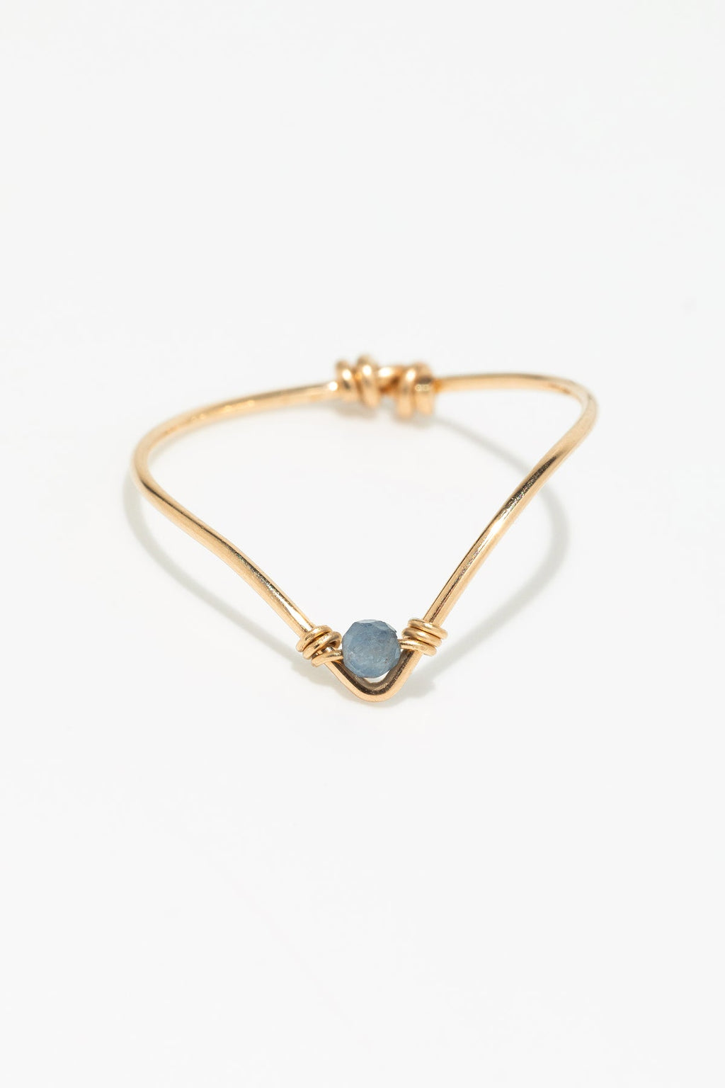 Bague Chevron - Saphir