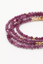 Collier Queen 40Cm - Rubis