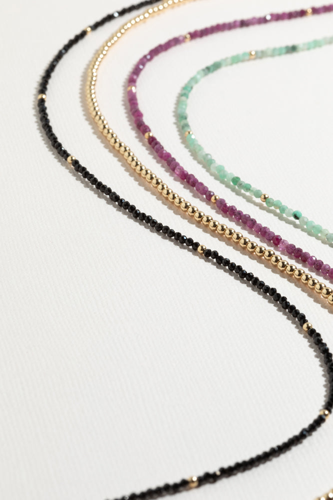 Collier Queen 40Cm - Rubis