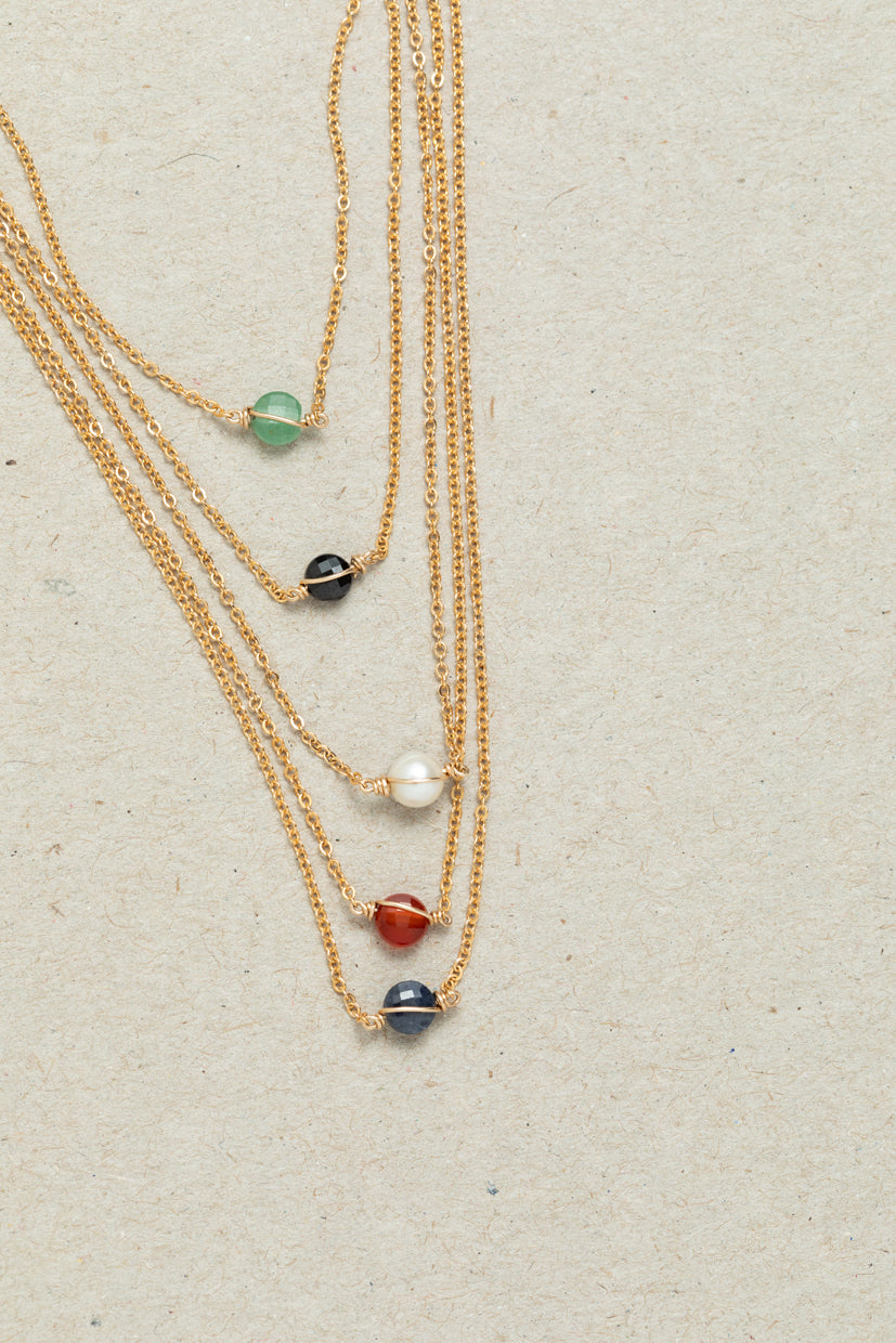 Collar Stella - Espinela - Oro