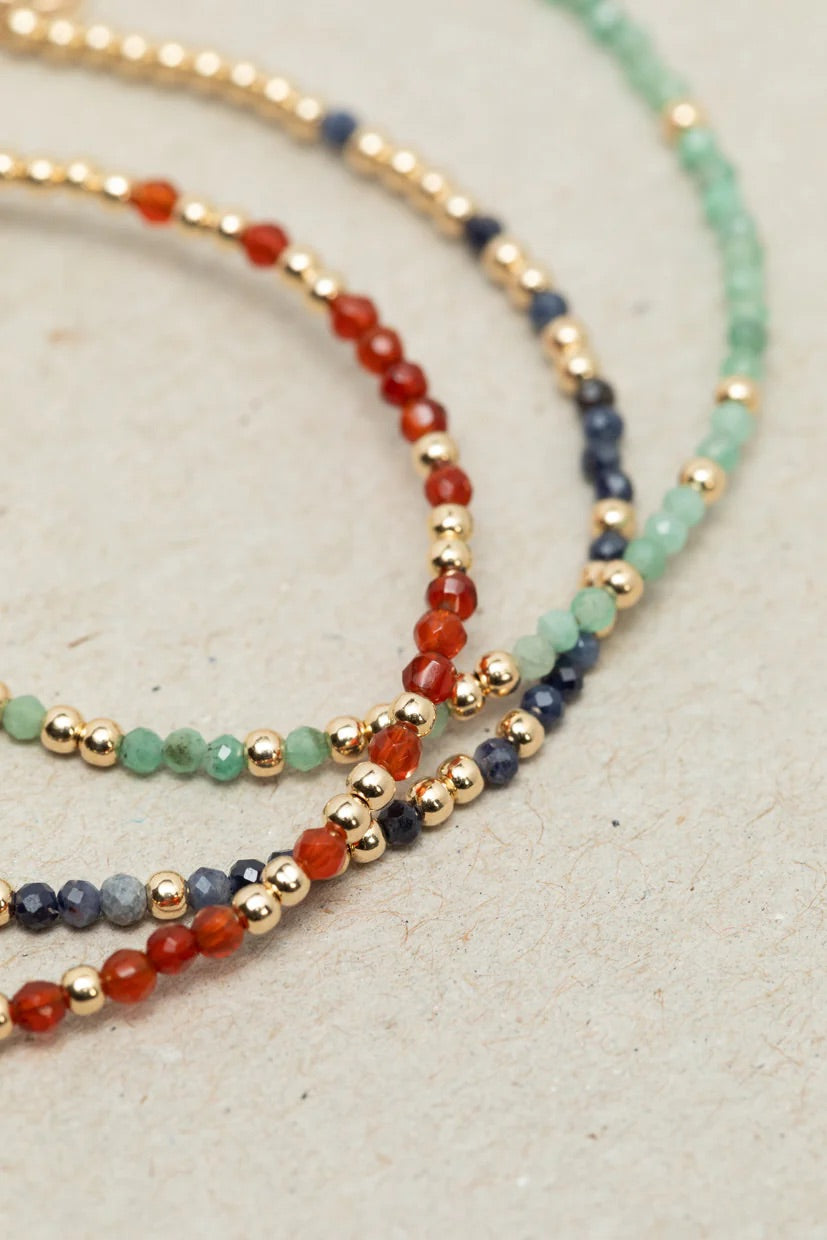 Pulsera Queen - Zafiro - Oro