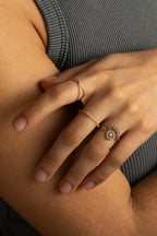 Bague Swan - Agate Rouge