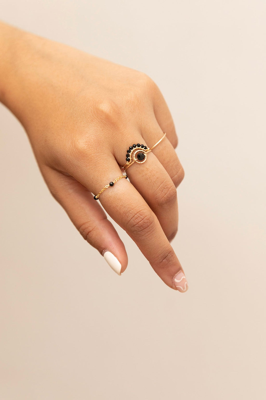 Anillo Cisne - Espinela - Oro