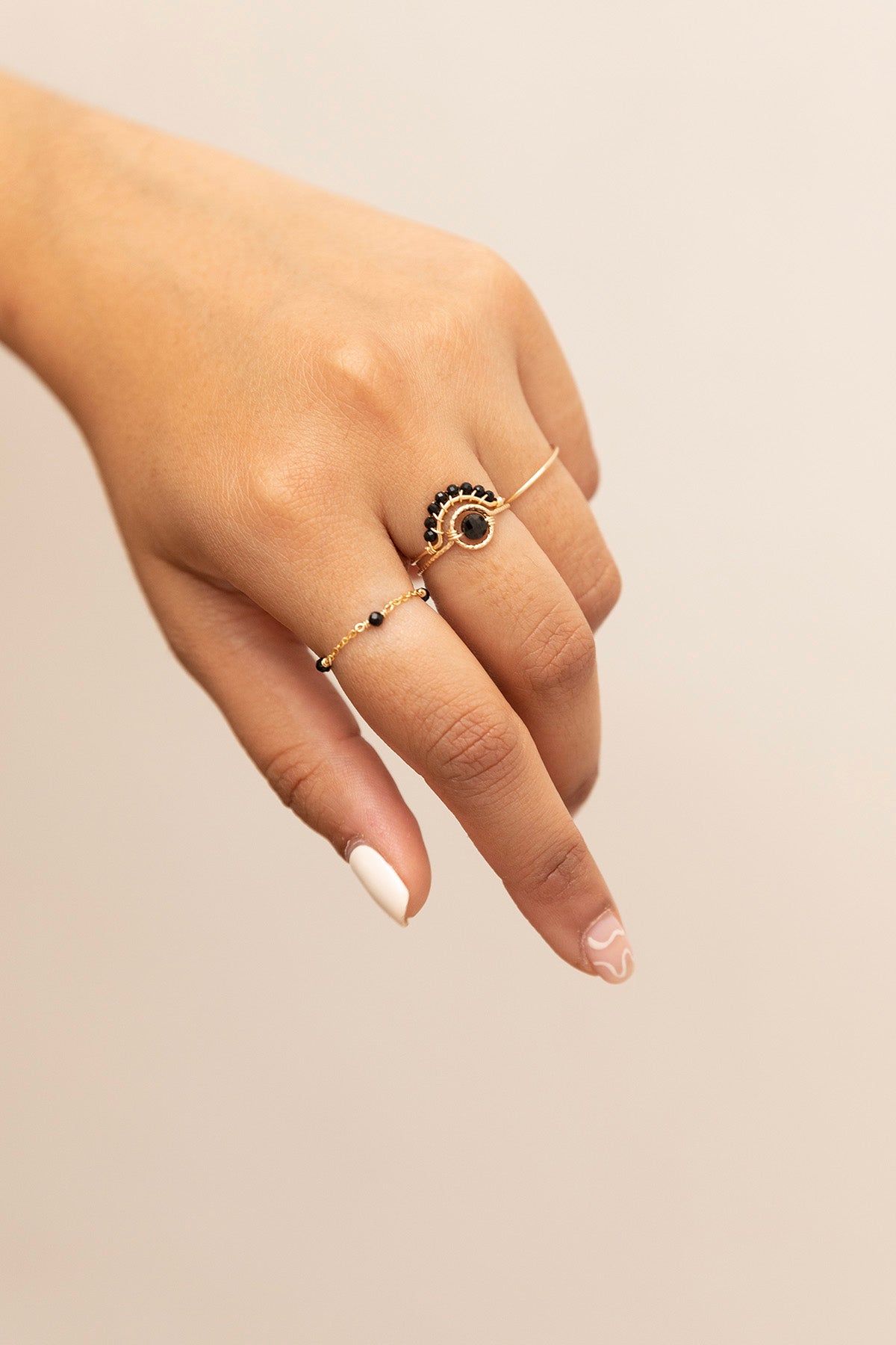 Anillo Cisne - Espinela - Oro