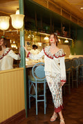 Printed Straight Trousers - Vintage Floral