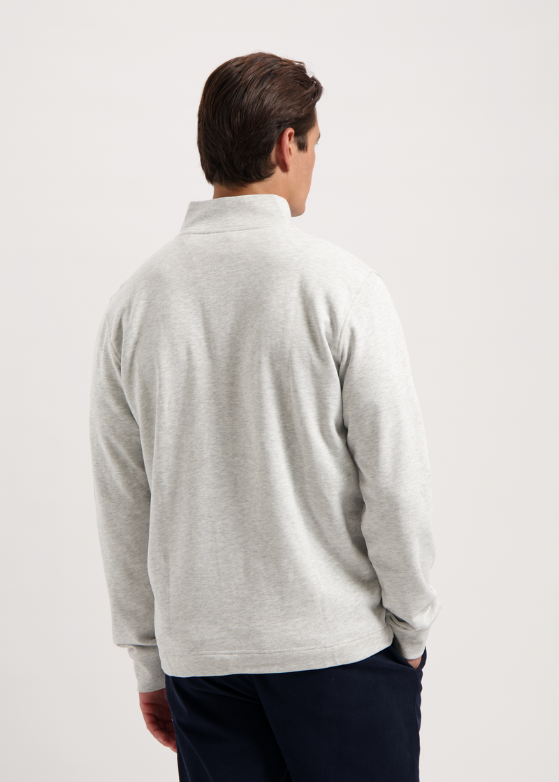 Pull Half Zip - Grey Melee