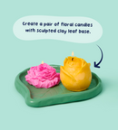 Creative Candle & Clay Kit - Floral Flame