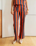 Jeans A Righe Blu Navy & Arancione Aldo