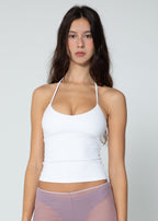 Zuma Halter Top - White