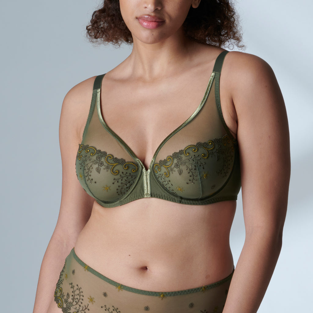 Soutien-Gorge Armature Décolleté Plongeant Delice - Safari