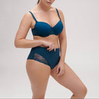Delice 3D Spacer Moulded Padded Bra - Prestige Blue
