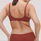 Andora 3D Spacer Moulded Padded Bra - Canyon Brown
